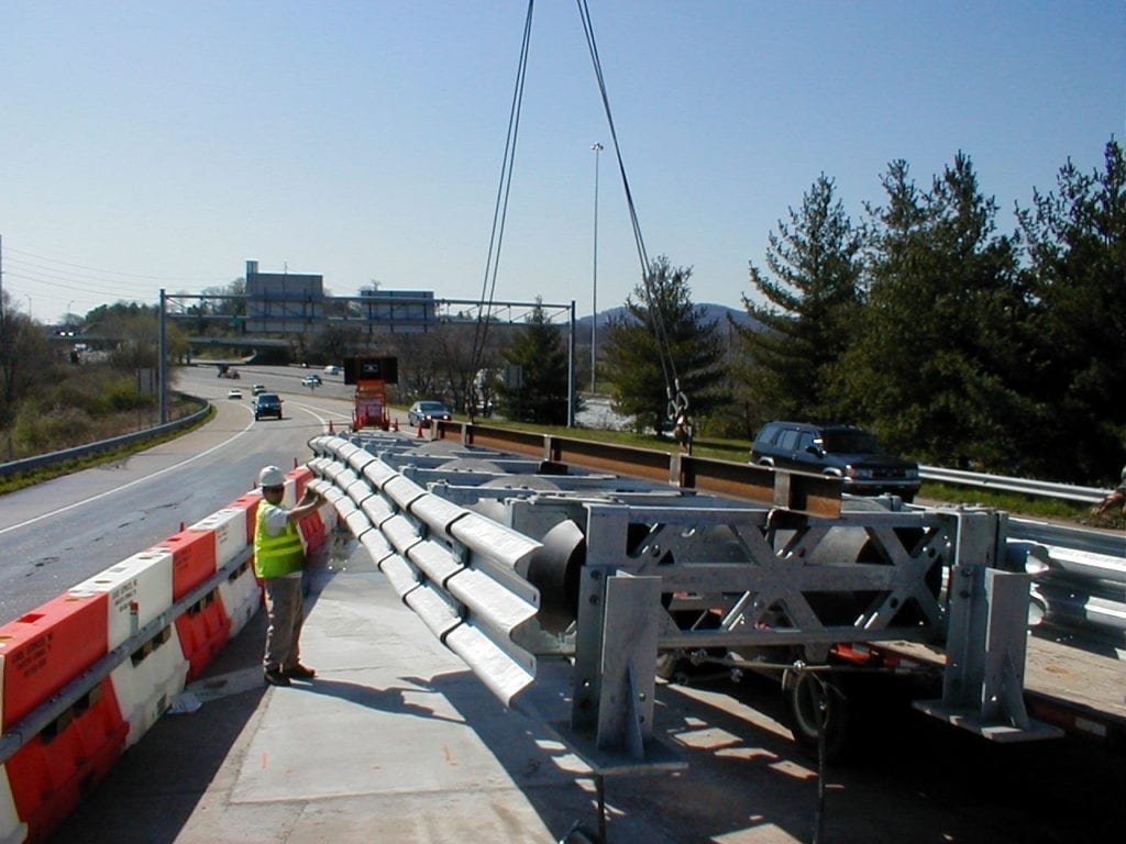 Installation of attenuators and guide and guard rails